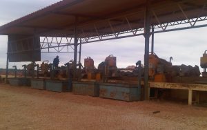 máquina para partie pedras