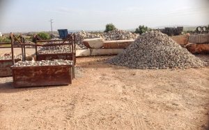 Separação de Pedras para Calçada